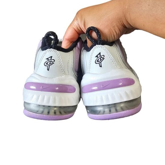 Nike Air Penny 2 “Platinum Purple Lilac” Basketball Shoes Size 4Y - Picture 9 of 11